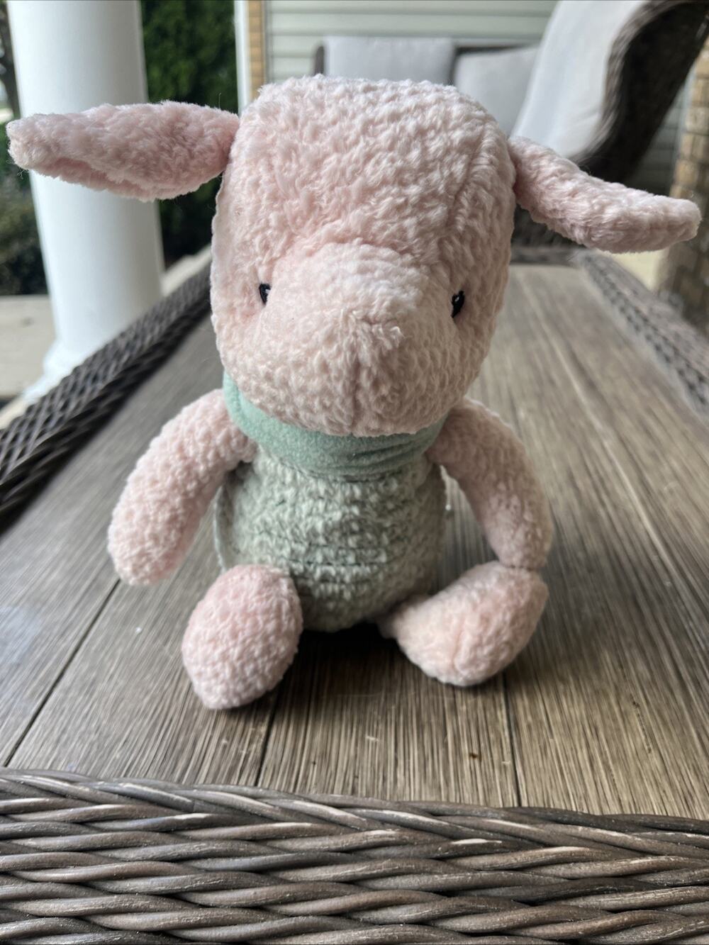 Vtg Disney Store Winnie the Pooh Classic Piglet 12” Plush Toy Baby Nursery Decor